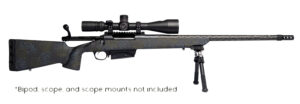 Horizon Firearms RF019C221816C20 Vandal Carbon II 22 Creedmoor 18" Black Fluted Barrel, Black Drilled & Tapped Receiver, Black Iota EKO X Carbon Fiber Stock