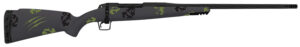 Fierce Firearms TWROG270WIN24BF Twisted Rogue 270 Win 24" Armour Lube Black Steel Threaded Barrel, Drilled & Tapped Steel Receiver, LR Negative Comb Forest Camo Carbon Fiber Stock