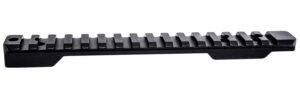 Weatherby P00252705 Picatinny Rail  Black Hardcoat Anodized Alloy Fits Weatherby Mark V Magnum 9-Lug Action