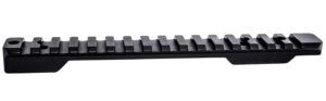 Weatherby P00252706 Picatinny Rail  Black Hardcoat Anodized Alloy Weatherby Mark V Standard 6-Lug Action
