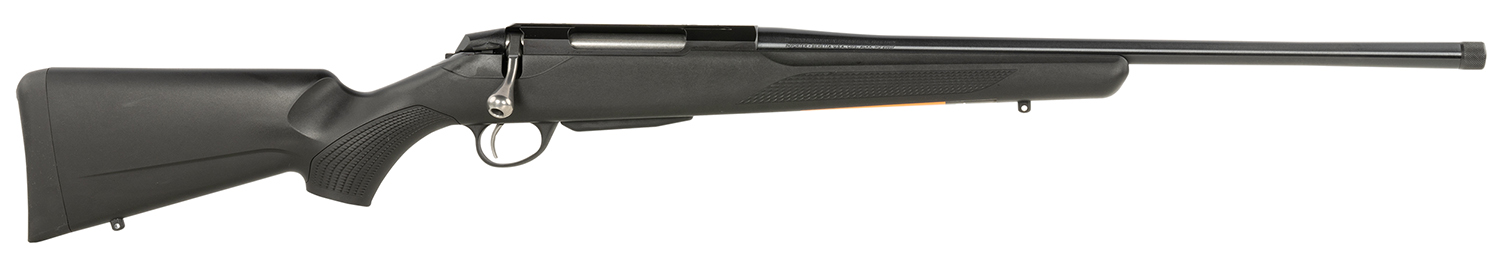 Tikka JRTXEC31422MT T3 Lite Compact 22-250 Rem 3+1 22" Matte Blued Threaded Barrel, Blued Drilled & Tapped Steel Receiver, Fixed Black Synthetic Stock