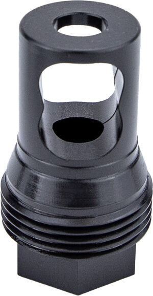 Kgm Suppressors A-TMB50-S-3 R50T Taper Muzzle Brake Black Nitride Steel M24x1 Threads