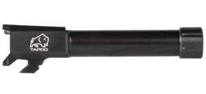 Tapco TAP22028 Springfield 9mm Luger Threaded Black Melonite Stainless Steel, Fits Springfield Hellcat