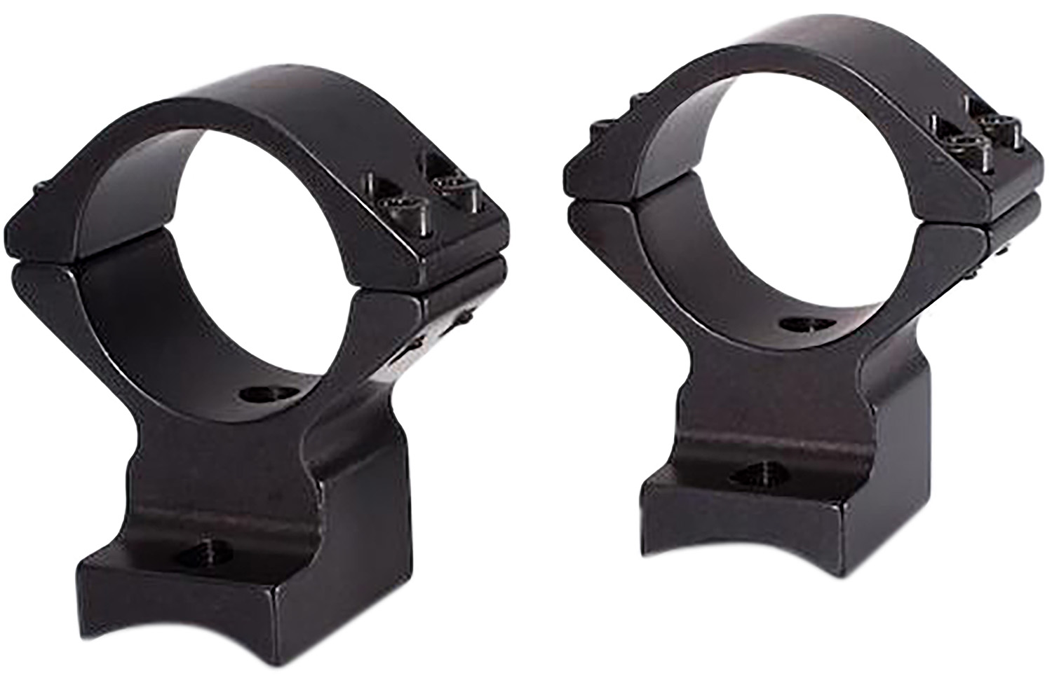 Talley 94X719 Scope Mount/Ring Combo  Black Anodized Aluminum 1" Tube, Savage (8-40) Round Receiver w/Accutrigger, Medium Rings