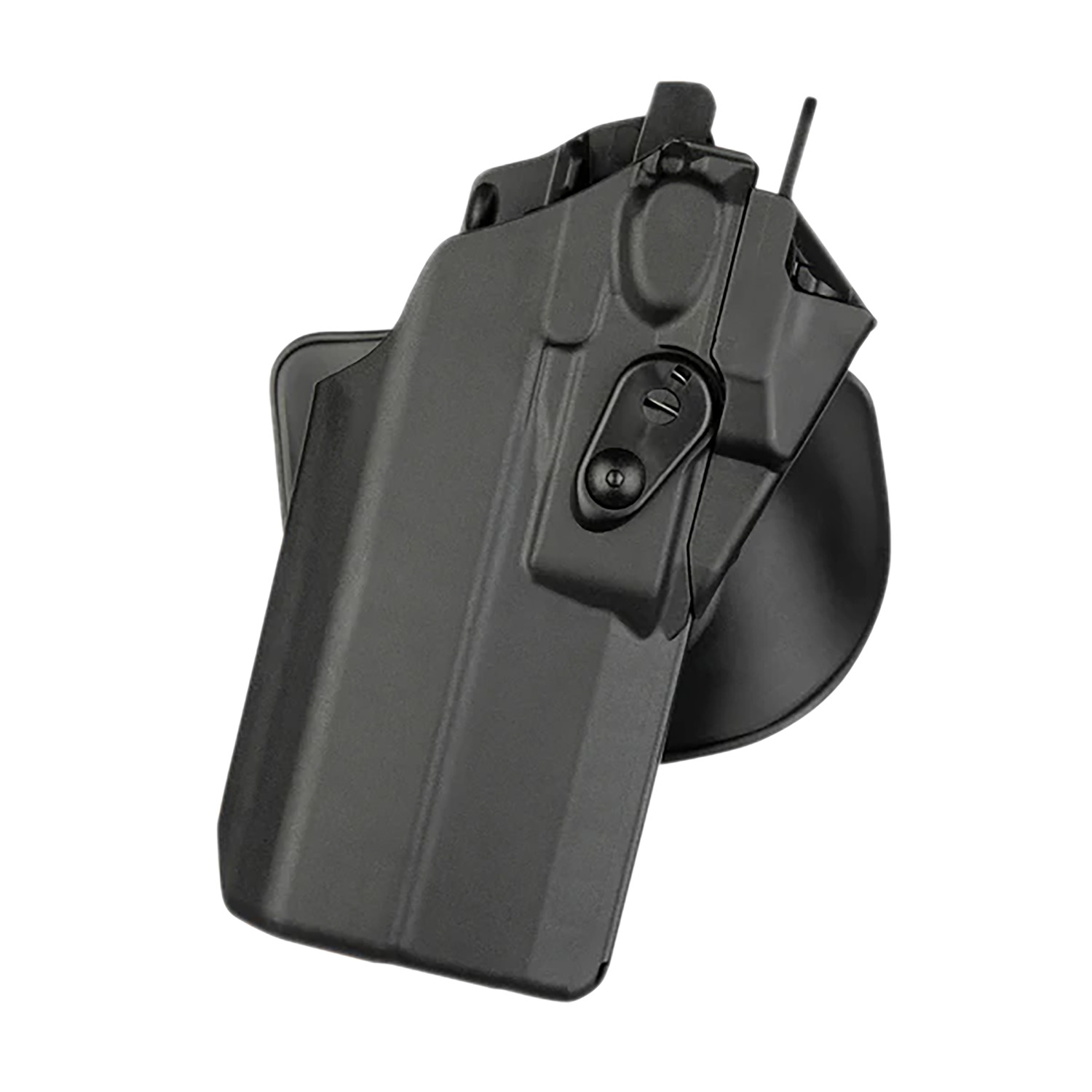Safariland 7378RDS28327411 7378-7TS-ALS  Black SafariSeven Fits Glock19/23 Compatible w/ TLR 7 Light Belt Loop/Paddle Mount Right Hand