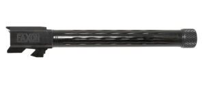 Faxon Firearms GB910N34LGQT Match Series  9mm Luger 5.75" Fluted Threaded Black Nitride Stainless Steel, Fits Glock 34 Gen2-4