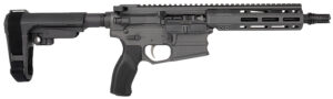 Cobalt Kinetics CKPROLITE30075CHARCOAL Pro Lite  300 Blackout 30+1 7.50" Black Melonite Barrel, Charcoal Aluminum Receiver w/Picatinny Rail, Black Polymer SB Tactical SBA3 Brace, Black Polymer Grip