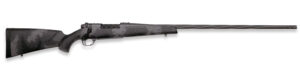 Weatherby  Mark V Live Wild 25 Creedmoor 4+1 22" Carbon Gray Cerakote Fluted Threaded Barrel, Carbon Gray Cerakote Drilled & Tapped Steel Receiver Fixed Black w/Gray Accents Polymer Stock, Right Hand