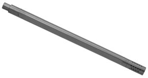 True Precision Inc TP1022BBLA TP/22  16" Compensated Stealth Gray 416R Stainless Steel Barrel Fits Ruger 10/22