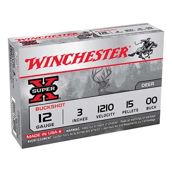 12GA 3" MAGNUM 00BUCK SUPER-X 15RDS