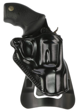 Galco SM2-158B Speed Master 2.0 Paddle OWB Black Steerhide Fits S&W J Frame M640 2.13" Right Hand