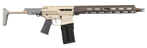 Q LLC  Honey Badger *CA Compliant 5.56 NATO 16" Clear Anodized Cerakote Aluminum Receiver w/Picatinny Rail, M-LOK Handguard, Black Polymer Stock, Black Polymer Grip