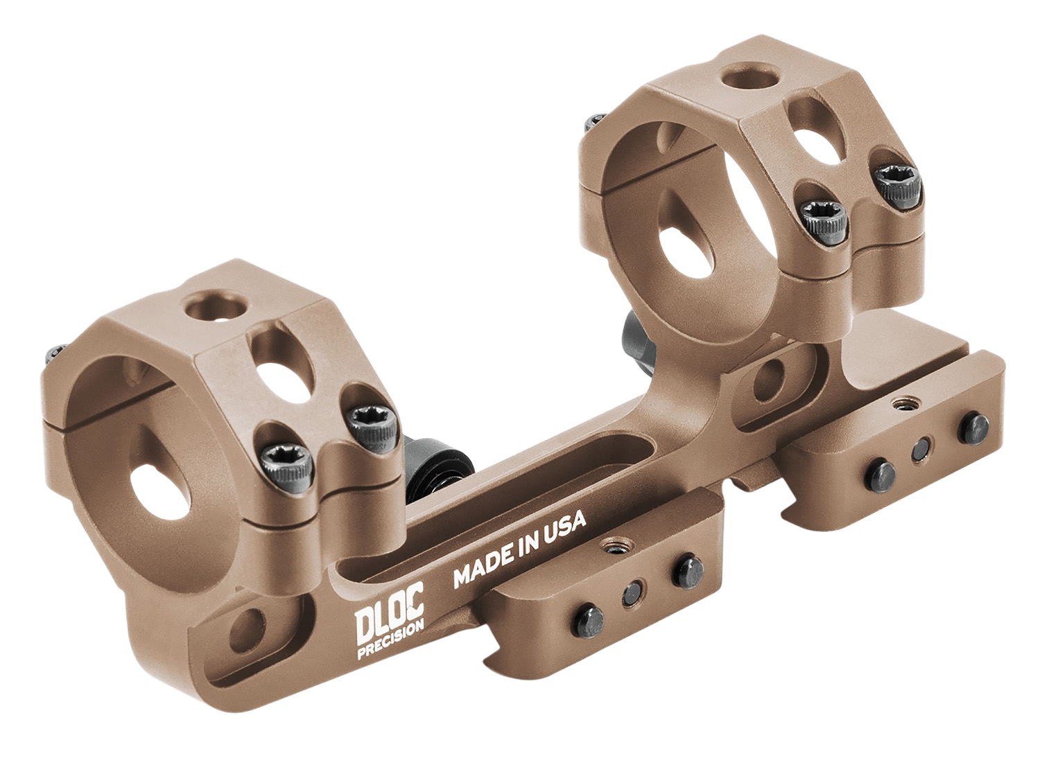 DLOC Precision DLOC-C134-1630-T   Cantilever Tan Aluminum 34mm Tube