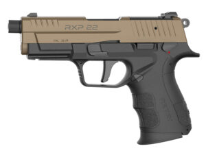Retay USA RXP22BLKFDES10TH RXP 22 LR 10+1 4" Threaded Barrel, Flat Dark Earth Cerakote Optic Ready/Serrated Slide, Black Cerakote Polymer Frame w/Accessory Rail, RMR/RMSc Footprint