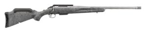 Ruger 46991 American II  350 Legend 5+1 20" Gun Metal Gray Cerakote Spiral Threaded Barrel, Gun Metal Gray Cerakote Alloy Steel Drilled & Tapped Receiver, Gray Splatter Adj LOP Synthetic Stock