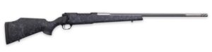 Weatherby MAM01N340WR8B Mark V Accumark 340 WBY Mag 3+1 26" Spun Stainless w/Graphite Black Cerakote Fluted Threaded Barrel, Graphite Black Cerakote Steel Drilled & Tapped Receiver, Matte Black w/Spid