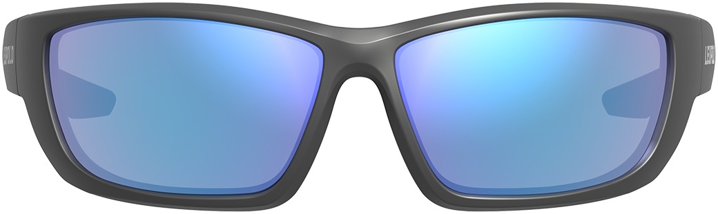 LEU 186746 CHEYENNE MATTE BLACK BLUE MIRROR