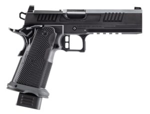 Alpha Foxtrot AA47X1EID-XDBK19 AF1911 Romulus 9mm Luger 20+1 17+1 5" Black DLC Stainless Steel Bull Barrel, Optic Ready/Serrated Slide & Frame w/Beavertail & Picatinny Rail, Aluminum Grip, RMSc/RMR Fo
