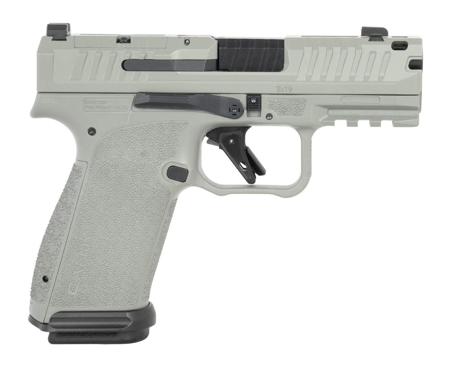 Canik HG8328BU-N Mete MC9 Prime 9mm Luger 17+1 3.64" Compensated Barrel, Steel Optic Ready/Serrated Slide, Polymer Frame w/Picatinny Rail, Textured Grip