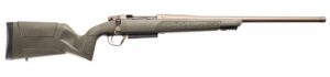 Christensen Arms 801-15048-01 Evoke  450 Bushmaster 4+1 20" Burnt Bronze Cerakote Threaded Barrel, Burnt Bronze Cerakote Drilled & Tapped Receiver, Picatinny Rail Forend, OD Green Fixed Polymer Stock