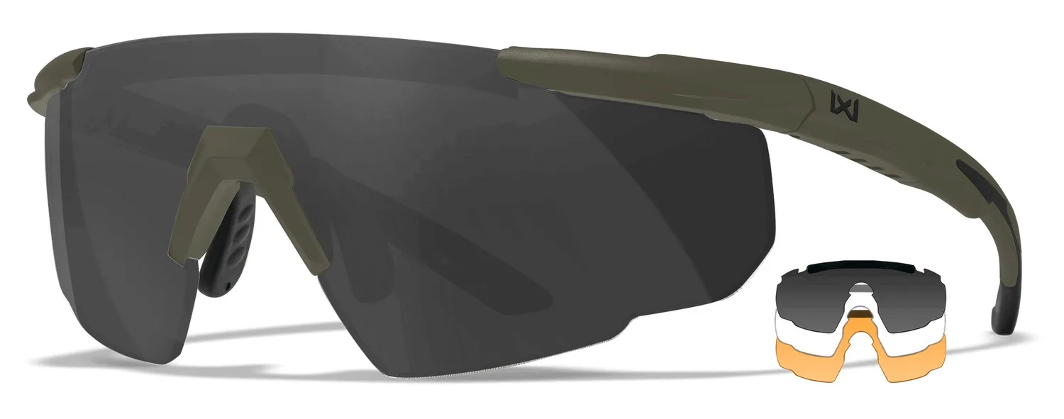 WILEYX 308G      SABER ADV        GRY/CLR/RUST/ODG