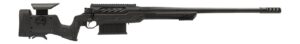 Cadex Inc CDXBMGQUA5029HI20I1J5N BMG Quake  50 BMG 3+1 29" Black DLC Match Grade Threaded Barrel, Black Cerakote Receiver w/Picatinny Rail, Adj Cheek Piece & LOP Black Polymer Stock