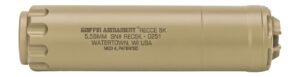 Griffin Armament GAREC5KFDE-W Recce 5K 5.56mm 1.50" Flat Dark Earth Stainless Steel 1/2"x28