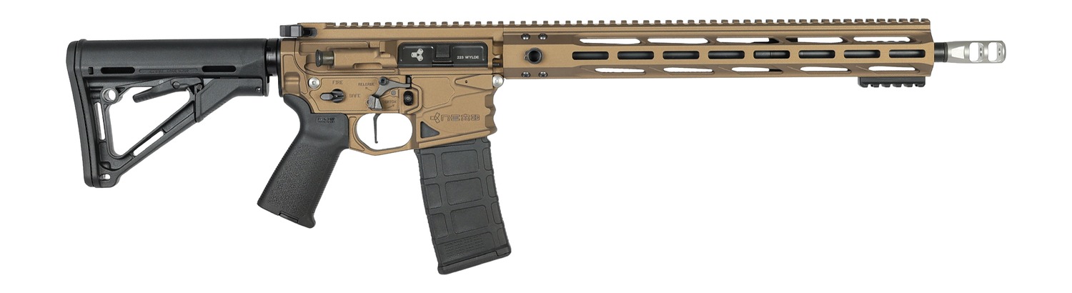 Nemo Arms BL-223W-16R Battle-Light  223 Wylde 10+1 16" Black Threaded Barrel, Burnt Bronze Aluminum Receiver w/Picatinny Rail, M-LOK Handguard, Magpul CTR Black Polymer Stock, Magpul MOE Grip, Ambidex