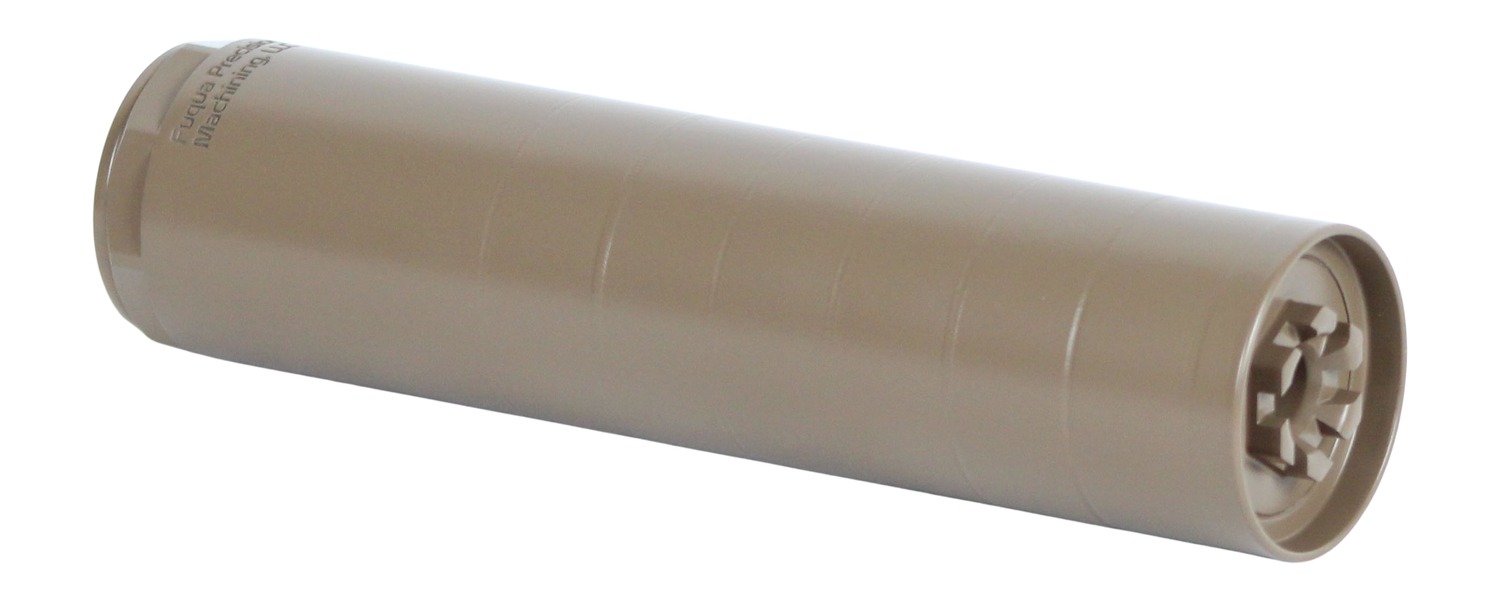 Fuqua Precision Machining OM57TIFDE Ouch Mouse 5.7mm 1.23" Flat Dark Earth Titanium 1/2x28"