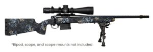 Horizon Firearms HRF-VNP-300W-22R-P Vandal Prime 300 Win 22" Black Spiral Fluted Threaded Barrel, Black Receiver w/Picatinny Rail, Textured Iota EKO Carbon Fiber Stock