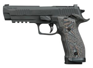 Sig Sauer 226X59XTMSAORXSL P226 XFive Extreme Full Size 9mm Luger 20+1 5" Bull Barrel, Black Nitron Stainless Steel Optic Ready/Serrated Slide & Frame w/Beavertail & Picatinny Rail, Custom Hogue G10 P
