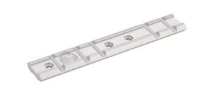 Ruger 90224 Scope Base Adapter  Silver Aluminum Fits Ruger Mark II/III/Mark IV/22/45 Weaver Mount