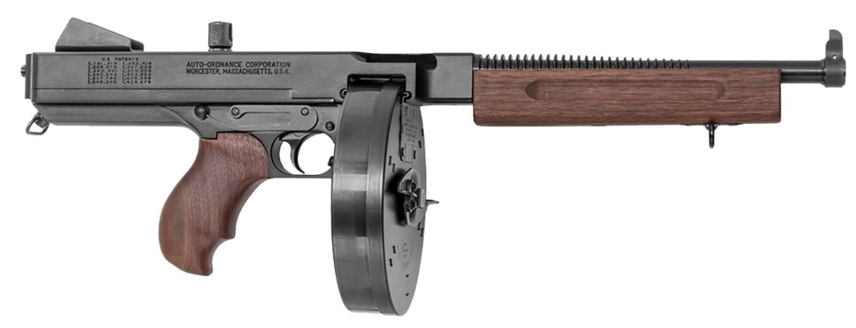 Thompson 1927A1 10.5"45acp LWT.50rdDrum