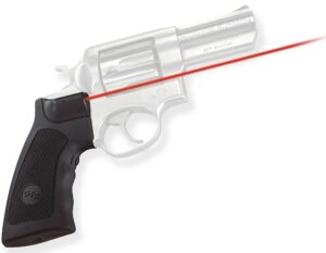 Crimson Trace 011790 Lasergrips  Fits Ruger Alaskan/GP100/Super Redhawk, Red Laser 633nM Wavelength 5mW Output, Black Polymer