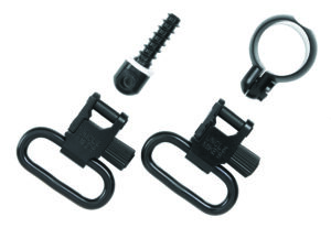 Uncle Mike's 13312 Full Band Swivel Set Quick Detach 115 CF Blued 1.25" Loop for Lever Action Winchester & Marlin