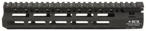 BCM MCMR10556BLK BCMGunfighter MCMR 10" M-LOK, Free-Floating Style Made of Aluminum with Black Anodized Finish for AR-Platform
