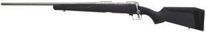 Savage Arms 57058 110 Storm Full Size 7mm Rem 3+1 24" Matte Button-Rifled Barrel, Matte Drilled & Tapped Stainless Steel Receiver, AccuStock Matte Gray Synthetic Stock, Left Hand