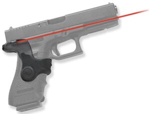 Crimson Trace 0124301 Lasergrips  Compatible w/Glock Gen3 17/17L/19/22/23/31/32/34/35/37/38,Red Laser Black Polymer