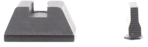 AmeriGlo GL429 Optic Compatible Sight Set for Glock  XL Tall Serrated Front Sight-Black Rear Sight