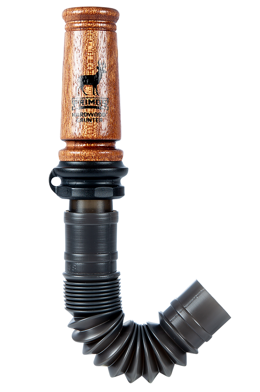 Primos 701 Hardwood Grunter Grunter Call Attracts Deer Species Black/Natural Wood/Plastic