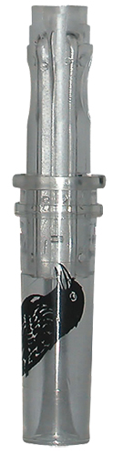 Haydel's Game Calls TC87 Triple Tone  Open Call Crow/Hawk Sounds Attract Turkeys, Clear Acrylic