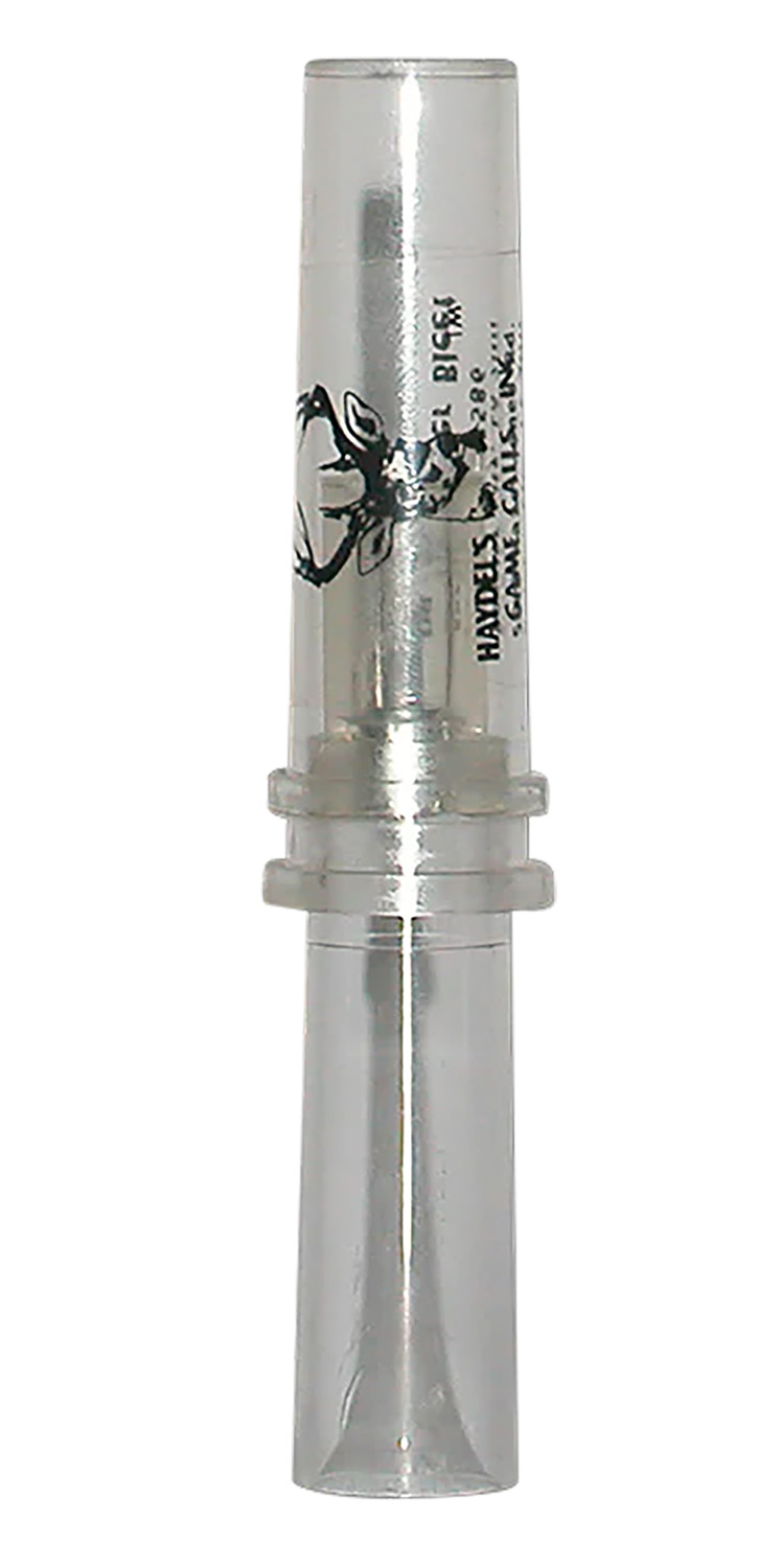 Haydel's Game Calls DB85 Deer Bleat  Open Call Doe Sounds Attracts Deer Clear Acrylic