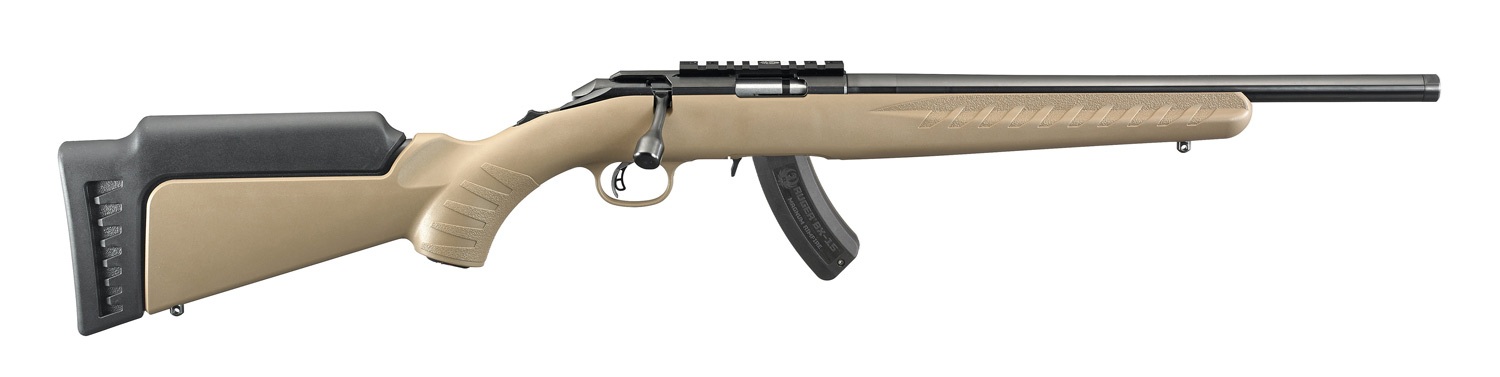 RUGER AMERICAN 22MAG FDE/SY 16" TB