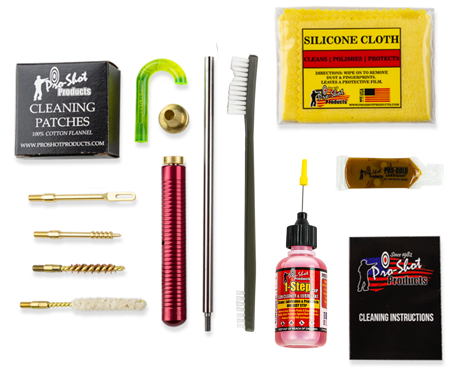 Pro-Shot R22KIT Classic Box Kit .22 Cal Rifle/Yellow Plastic Case
