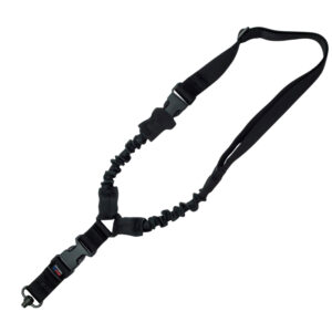 GrovTec US Inc GTSL52 Single Point  Black Elastic Bungee Rifle/Shotgun