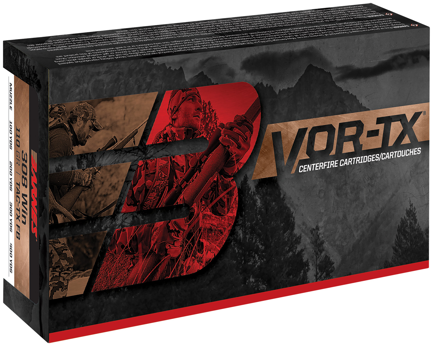 Barnes Bullets 30727 VOR-TX Rifle 338Lapua Mag 280gr LRX Boat Tail 20 Per Box/10 Case