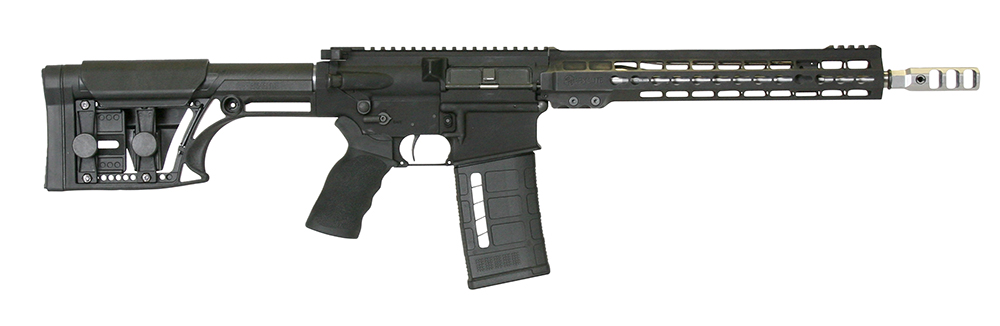 ArmaLite AR103GN13 AR-10 Competition 308 Win 25+1 13.50" Barrel, Black Hard Coat Anodized Receiver,  Adjustable Luth-AR MBA-1 Stock, Optics Ready