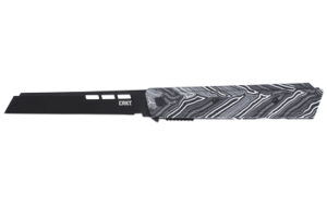 CRKT ZEPHYR 3.22" PLAIN EDGE WHT/BLK