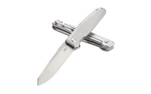 CRKT FACET SILVER 3.37" PLAIN EDGE