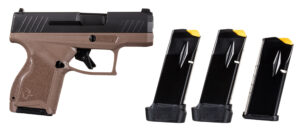 TAURUS GX4 9MM BLK/BRN 3" 13+1 4 MAGS